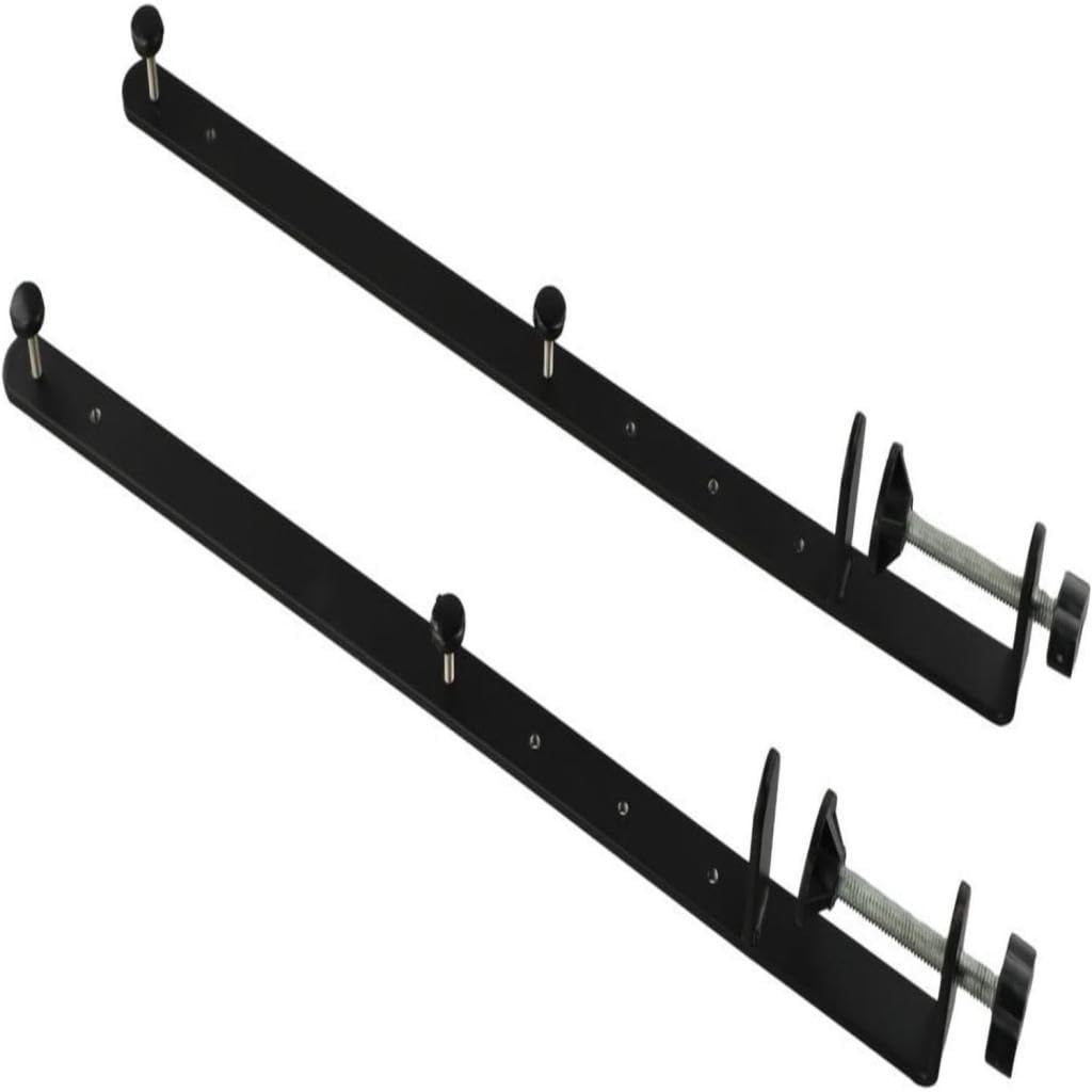 Set mit 2 Lochwandklemmen, Schreibtisch Lochwandklemmen, Robuste Metallhalterung, Höhenverstellung