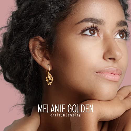 Melanie Golden Artisan Jewelry Pinecone Earrings With Leaves In Gold Or Silver (14K Gold Fill And Gold Plated Brass) #TOP1