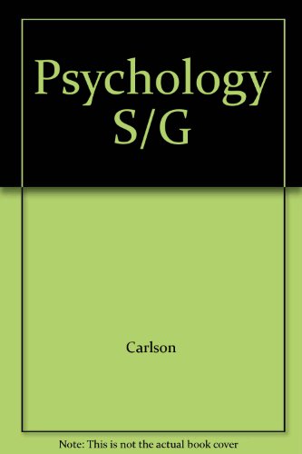 Psychology S/G 0205140610 Book Cover