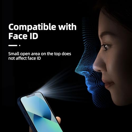 NEW'C 3 Pack Designed for iPhone 13 Mini Screen Protector (5.4"), Enhanced Tempered Glass Protection, Case Friendly Anti Scratch Bubble Free Ultra Resistant