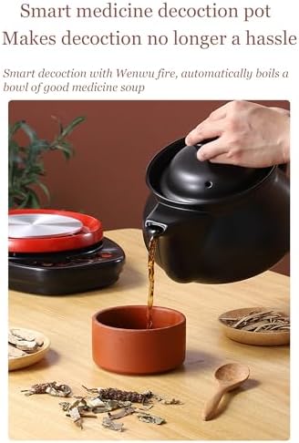 Electric Cooker for Herbal Mcine, Multifunctional Ceramic Automatic Kettle for Chinese Mcine