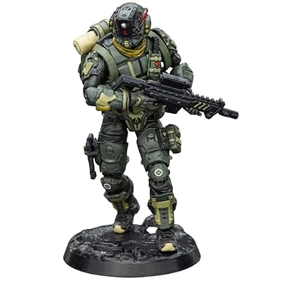 JOYTOY 1/25 Action Figures - Steel Ride Corps Assaulter Rhett - 3'',US Army Men and SWAT Team Toy Soldiers with Military Weapons Accessories,Ages 15+