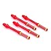CUESOUL TERO AK7 Very Slim Dart Shafts S/M/L Built-in Spring Telescopic for Steel Tip Darts and Soft Tip Darts,Set of 4 pcs