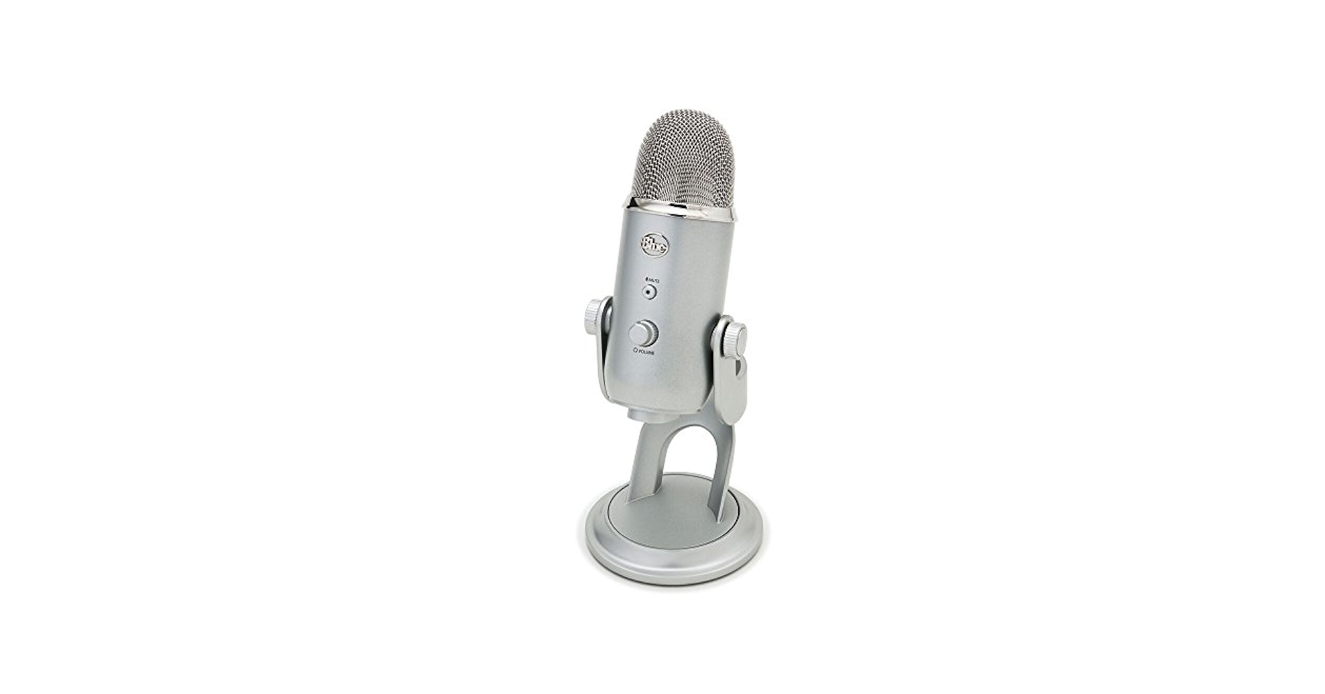 Blue Microphones Yeti - Silver USBマイク Amazon.com: Blue Microphones Yeti Silver USB Mic for