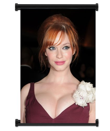 Christina Hendricks Sexy Actress Mad Men Fabric Wall Scroll Poster |  Desertcart Guyana