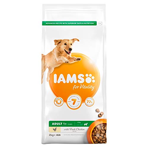 Iams For Vitality Dry Dog Food Large Breed With Fresh Chicken, 2kg