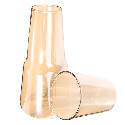Alipis Elegant Glass Drinking Water Bottle Set Carafe and Cup for Bedside or Desktop