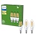 Produktbild Philips Classic ultraeffiziente E14 LED Kerze, 40W, warmweiß, klar, 3-er Pack