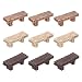 Angoily 9 sgabelli in miniatura per casa delle bambole, in resina, mini sgabelli in resina, modello bonsai, mobili per casa delle bambole, giocattoli per fai da te, accessori per casa delle bambole