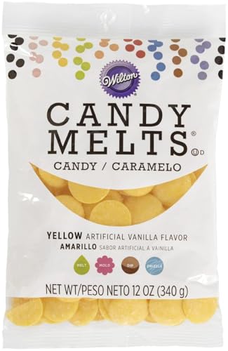Food Items 1911-6080 Candy Melts 12OZ, Yellow, Vanilla
