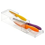cocinas compactas precios ALMACENAMIENTO SENCILLO: Gracias a este organizador de cocina, los cuchillos dejarán de deslizarse aquí y allá cada vez que se abre el cajón y se evitará cortarse con el filo.