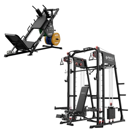 Mikolo M4 2.0 Elite Smith Machine Weight Stack and Leg