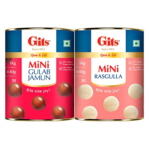 Delicious Bengali New Year Recipes to Try in 2023 27 Gits MiNi Gulab Jamun + MiNi Rasgulla | 2Kg (1Kg MiNi Gulab Jamun...