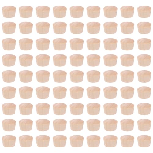 ABOOFAN Tapones para Tornillos avellanados de Madera 500 Unidades 13,5x9x12 mm con Acabado rústico para Uso en proyectos Grandes y mobiliario