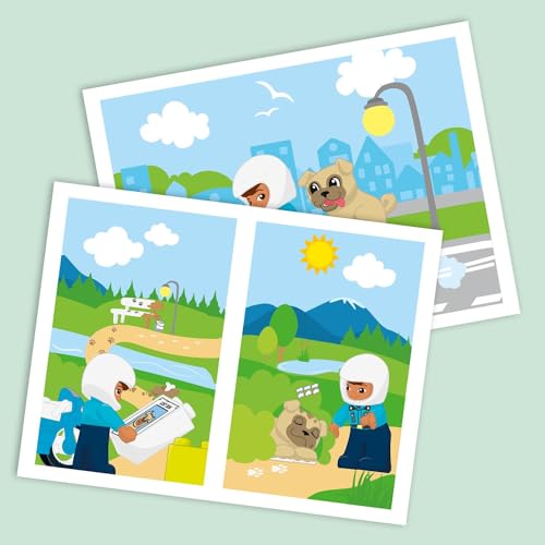 LEGO 10967 Duplo Police Motorcycle Toy for Children 2 Years and Up with Police Figurine, Fine Motor Skills Development