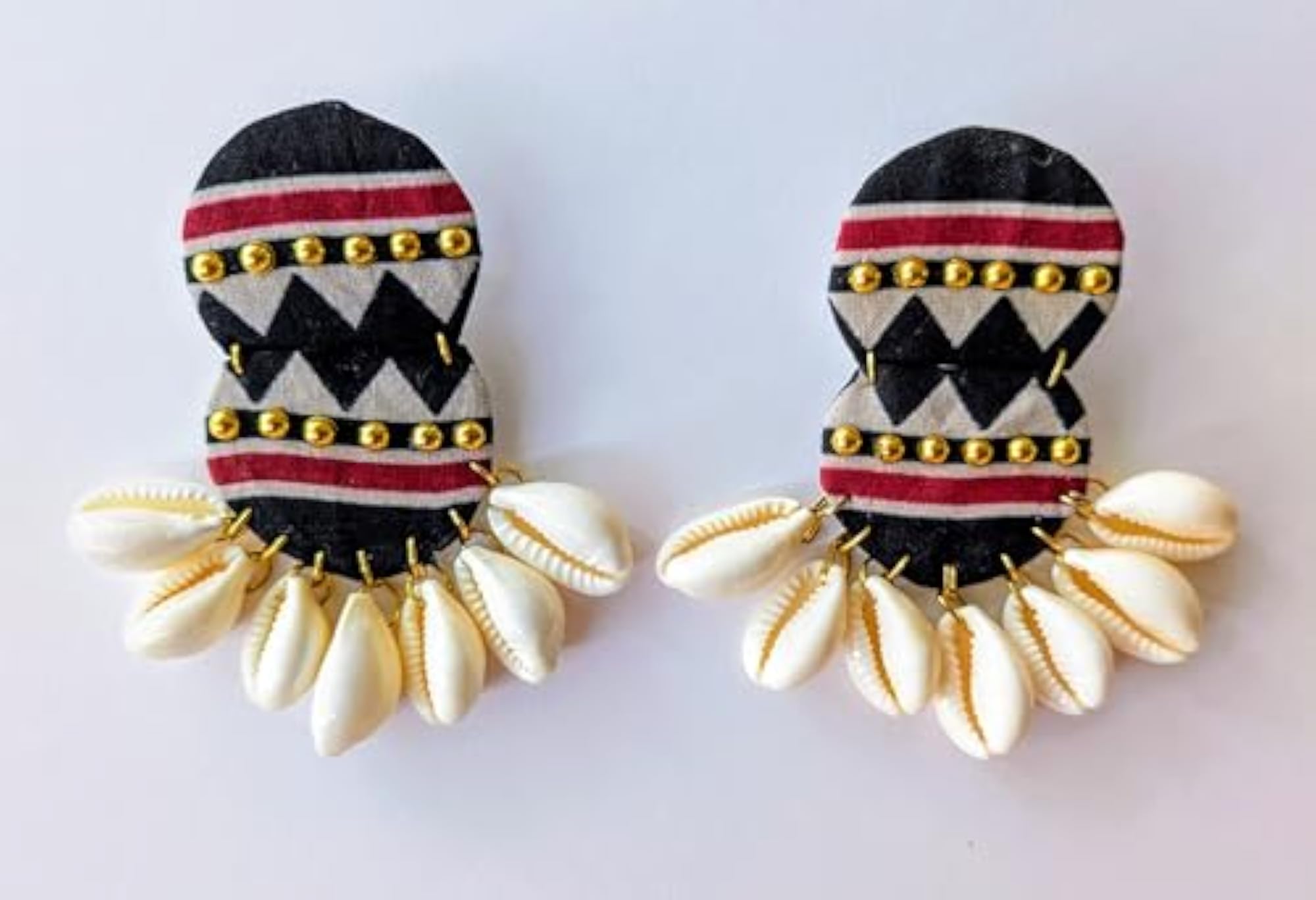 Handmade Seashell Dangle Earrings for Women