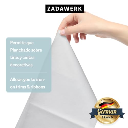 Miniatura 3 de Fieltro De Planchado Original De Zada Sew, Fieltro Refuerzo, Para Planchar, Doble Cara, Para Costura Mittel 40 18 G M2 Weiß