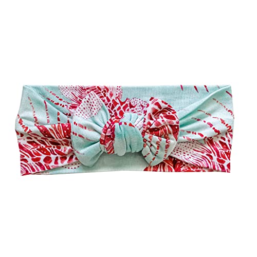 Lionfish Ultra Soft Newborn Headband Bow, Viscose from Bamboo with Spandex Stretchy Material