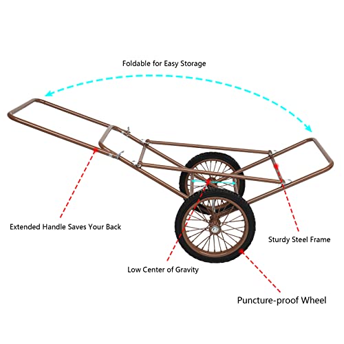 VINGLI Folding Deer Cart