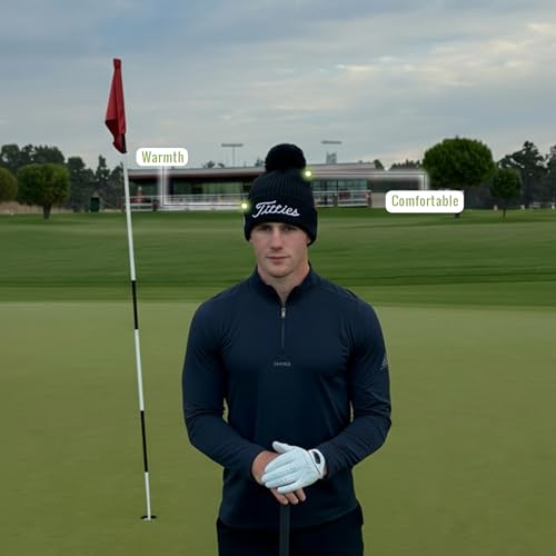 Image of Curves & Clubs Titties Golf Hat - Funny Golf Hat, Titties Hat - Funny American Hat - One-Size-Fits-All - Men's Gifts