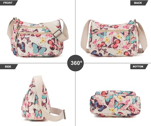 Image of Pealwel Casual Crossbody Bag with Anti Theft Pocket - Women Lightweight Water-Resistant Purse Bag