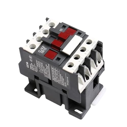 Contacteur magnétique CJX2-0910 tripolaire compact rail DIN 9A avec contact auxiliaire 1NO