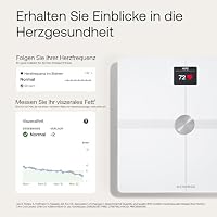 Withings Body Smart Körperanalysewaage, WLAN, Multifrequenz-BIA, Weiß – Ansicht 3