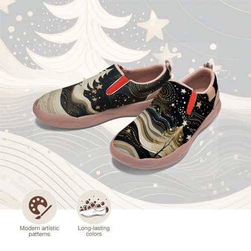 Kid's Art Painted Shoes Slip On Round Toe Casual Loafers Lightweight Comfort Fashion Travel Sneakers2