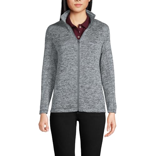 Lands' End Women's Sweater Fleece Jacket