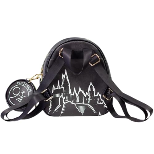 Zona Criativa, Harry Potter Mochila Mochilinha Bolsa Com 6 Compartimentos + Bolsinha Oficial Warner