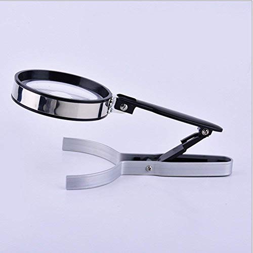 Loupe d'agrandissement de bureau pliante pour lire sans fatigue oculaire HD 2X 4X