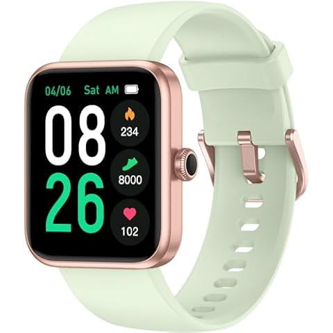 LIVIKEY Smart Watch, Fitness Tracker Watch with Heart Rate Monitor, SpO2, Sleep Tracker, 5ATM Waterproof Smartwatch for Women Men Step Counter Pedometer Fitness Watch for iOS and Android Phones Cover