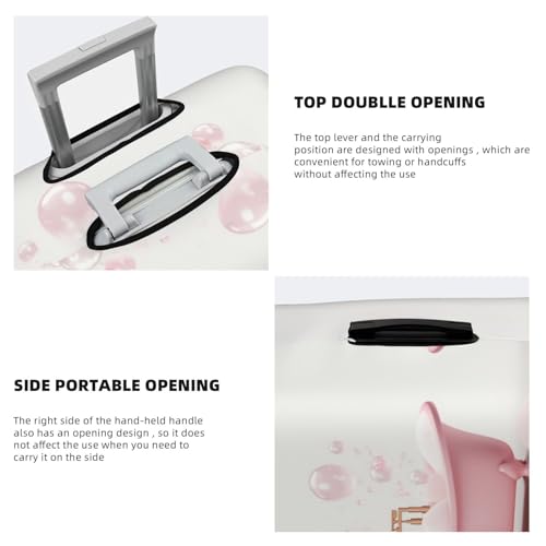 VOSERY Travel Luggage Cover - Cute Bathtub Washable Suitcase Covers Protector Fits 18-32 Inch Luggage3