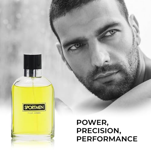 Image of AFLUXE Sportmen Pour Homme Men's Cologne-Perfume for Men with Citrus,Spice,And Woody Notes-Long Lasting Natural Spray Fragrance For All Occasions