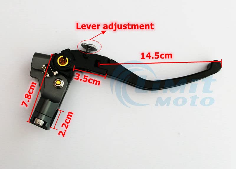 Levier système d'embrayage avant universel de moto pliable - Image 3