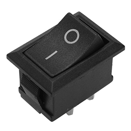 MOMOALA Alamor 2Pin 10A 250V T125/55 Interruptor De Oscilación De Plástico De Doble Polo para...