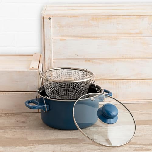 Quid Baltic Friteuse avec panier en acier carbone 20 cm Acier carbonaté Convient vitrocéramique Convient électrique 2 couches antiadhésives – Image 3