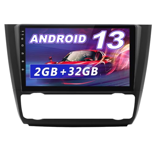 AWESAFE Android 12.0 [2GB+32GB] Radio Coche para BMW 1 Serie E81 E82 E87 E88(2004-2011) con Carplay/Android Auto, 9 Pulgadas Pantalla Táctil con WiFi/GPS/FM/RDS/DSP,Apoyo Mandos Volante,Aparcamiento