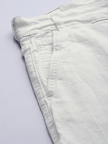 Image of The Indian Garage Co Men Slim Fit Solid Mid-Rise Stretchable Jeans