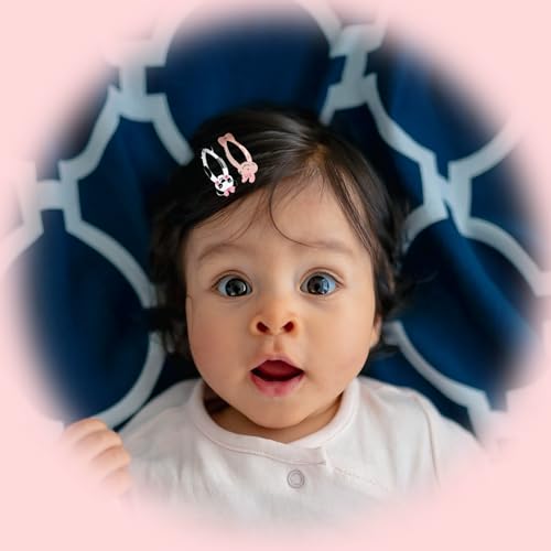 60 pinzas para cabello con diseño animal para niñas miniatura 5