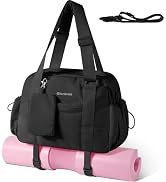 Small Gym Bag for Women - Puffer Duffle Weekender Work Duffel Carry on Overnight Nurse Dance Yoga...