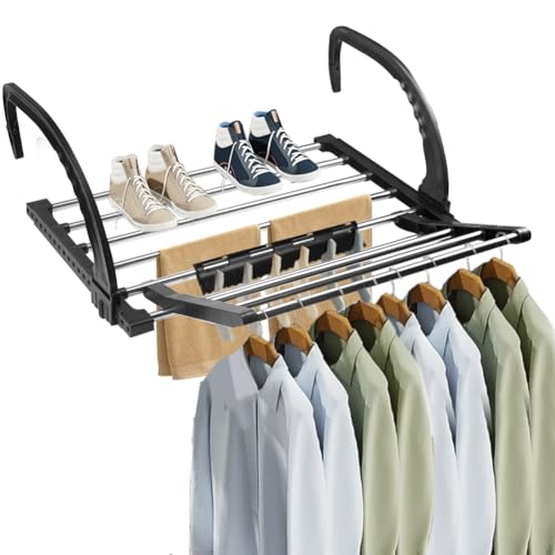 REFORUNG Séchoir Express à Linge Pliable - Séchoir Suspendu pour Radiateur en Acier - Étendoir