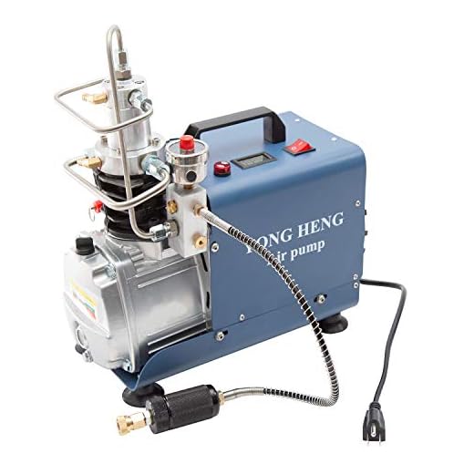 110V 30MPa 4500PSI 2.5HP Set-Pressure Air Compressor Pump PCP Electric High Pressure System Rifle