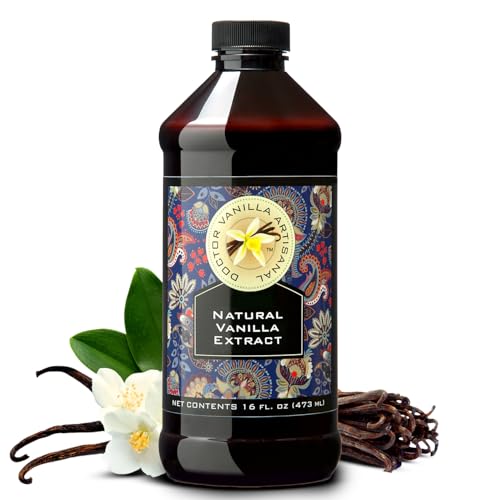 Natural Vanilla Extract, 16 fl oz - Madagascar Bourbon vanilla,