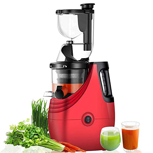 MIIKHI Commercial Cold Press Juice Extractor,Slow Masticating Juicer Machine,High Yield Vertical Juicer Lemon Juicer for Fruit And Vegetable