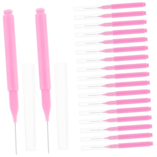 Garneck 100 piezas Cepillo Interdental para Brackets Unidades Portátil y Seguro Limpieza Eficaz entre Dientes y Pequeños para Uso Diario y Viajes