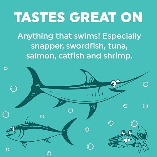 Fire & Smoke Society Fish Monger Seafood Seasoning | Fish Seasoning for Snapper, Swordfish, Tuna, Catfish, Salmon | BBQ Rubs and Spices | Himalayan Pink Salt, Garlic, Aromatic Herbs, Lemon and Orange Peel | M 5.2 oz