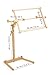 Needlework Floor-Standing Type Stand with Adjustable Frame Made of Organic Beech Wood Tapestry Cross Stitch Embroidery Frame Holder (15.7