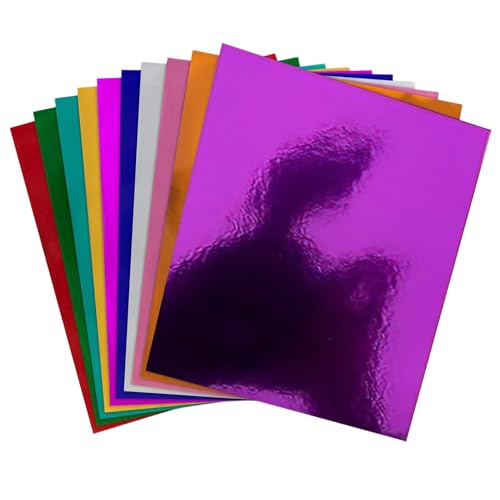 Papier Métallisé Épais avec Paillettes Colorées pour Loisirs Créatifs
