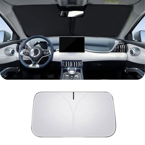 FDAIUN �t�����g�T���V�F�[�h BYD �� �v���X �A�g3 2022-2024�N��p �t�����g�K���X 2024�ċ����� �ԑ����悯 BYD Yuan Plus Atto 3 �A�N�Z�T���[ �J�[�V�F�[�h �h���O�� �J�[ �� ���Ă��h�~ UV�J�b�g �Ռ� 